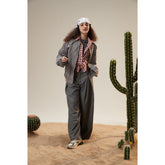 Unisex Jacket Vintage Flight Jacket Men's and Women's Loose Embroidered Jacket